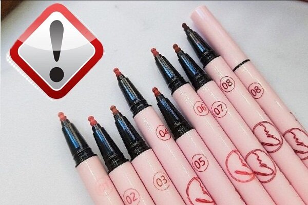 انتشار اسامی محصولات آرایشی غیرمجاز ویژه لب